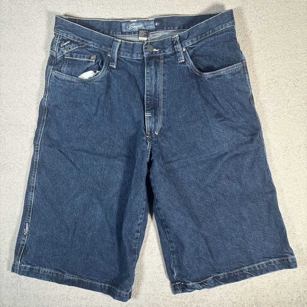 Enyce Jean Shorts Men’s Size 36 Fit 36" Baggy Hip Hop Y2K Skater Grunge Wide Leg